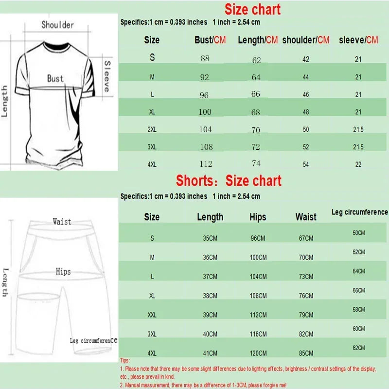 Men's Trendy Sports T-Shirt & Shorts Set