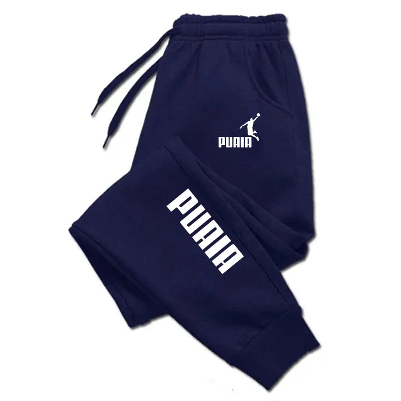 DOUSE Men's Printed Drawstring Jogger Pants – Streetwear Athletic Trousers
