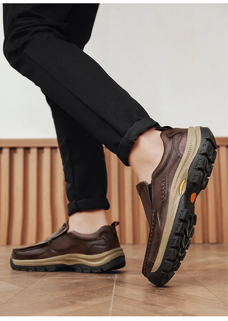 Men's Slip-On Genuine Leather Casual Shoes