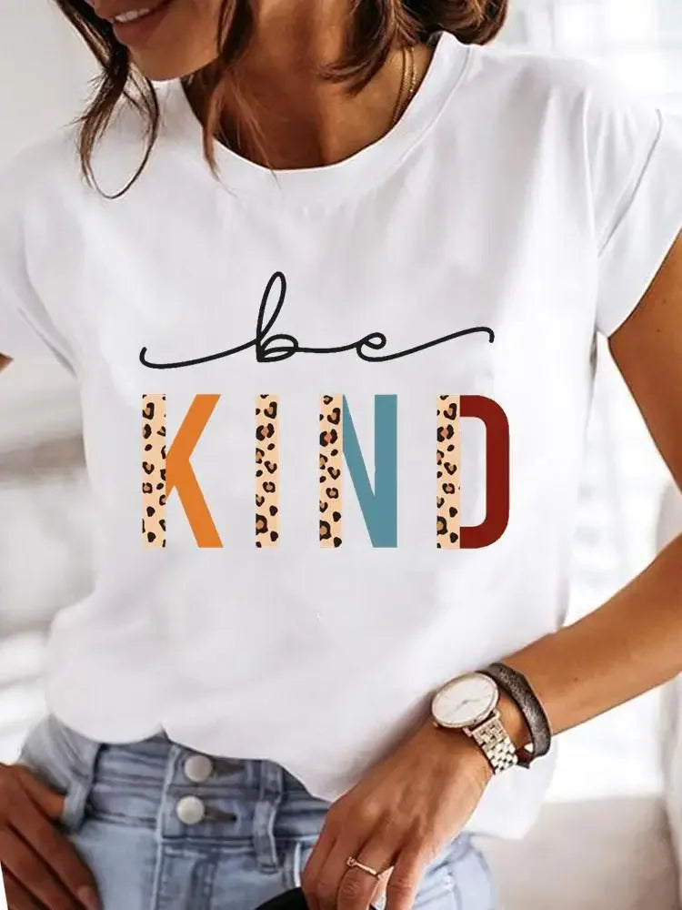 Women's Love Print Casual T-Shirt