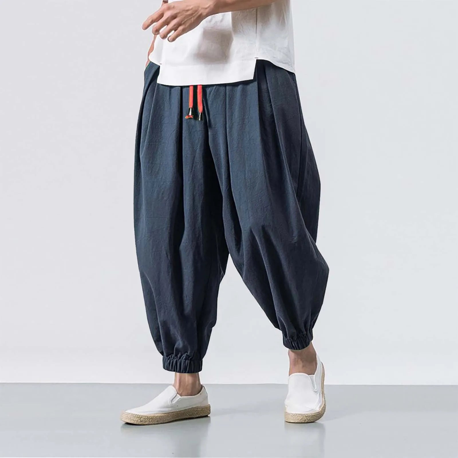 Men's Harajuku Harem Baggy Wide-Leg Pants