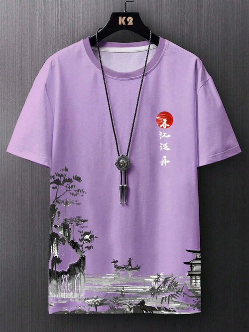 3D Print Quick-Dry Anime Sport T-Shirt