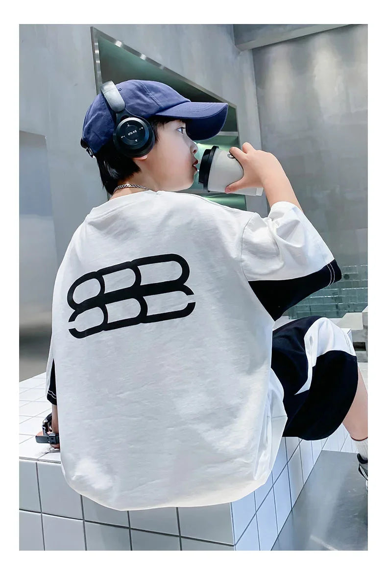Boys' Sports Short-Sleeve Summer Set
