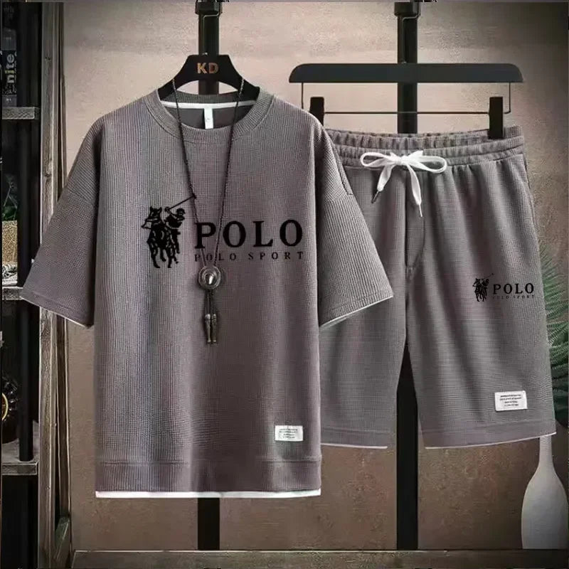 Men's Fitness T-Shirt & Shorts Jogging Set