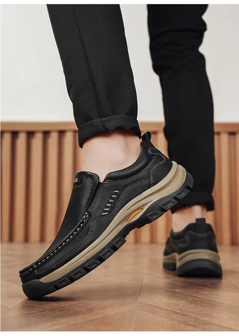 Men's Slip-On Genuine Leather Casual Shoes