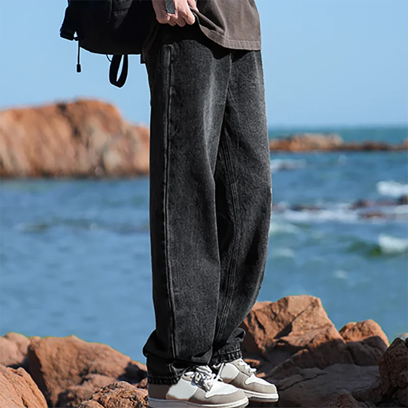 Men's American Retro Y2K Baggy Denim Jeans
