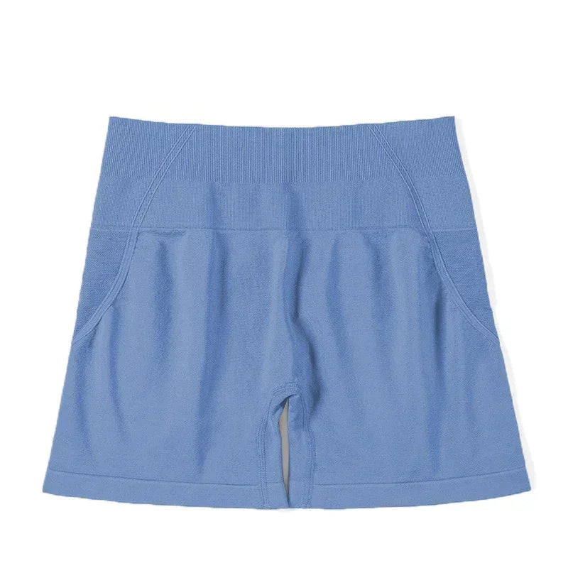 Women's High-Waist Seamless Scrunch Shorts