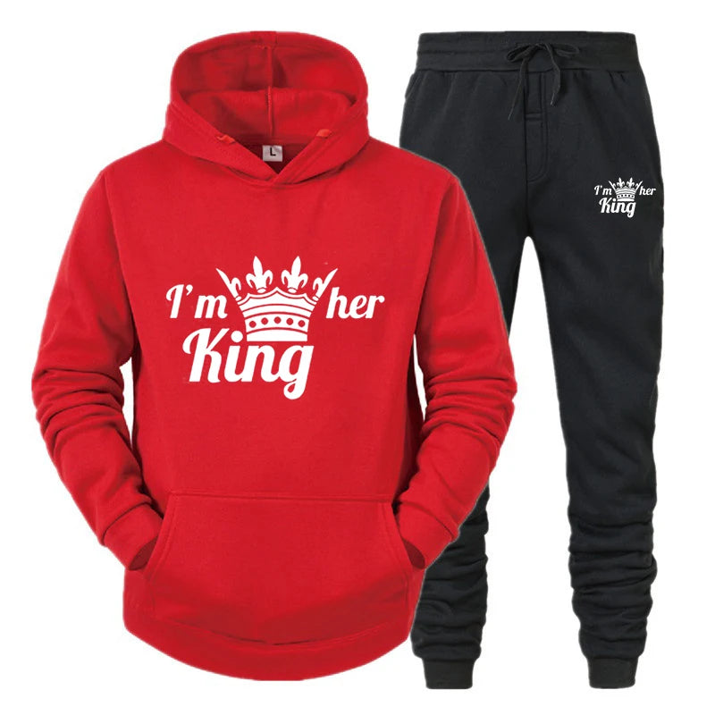 Couples' QUEEN KING Matching Hoodie Set