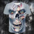 Unisex 3D Print Round-Neck Sports T-Shirt
