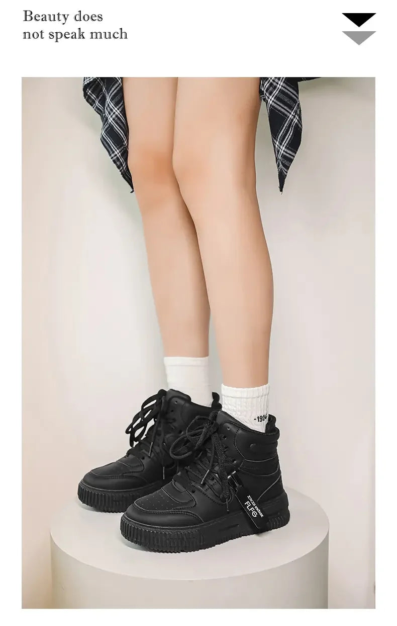 Women's Soft Sole Lace-Up Ankle Boots