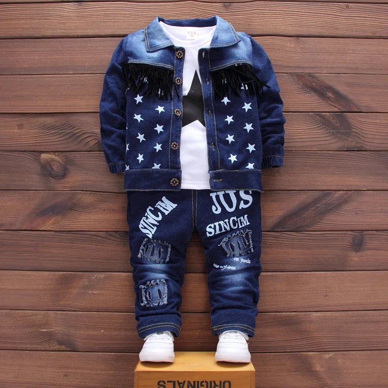 Boys' Denim Coat & Jeans 2-Piece Set