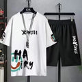 Men's Fashion T-Shirt & Shorts Sports Set