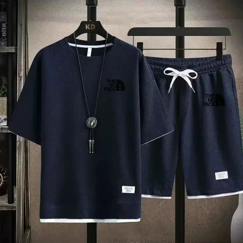 Men's Casual T-Shirt & Shorts Jogging Set