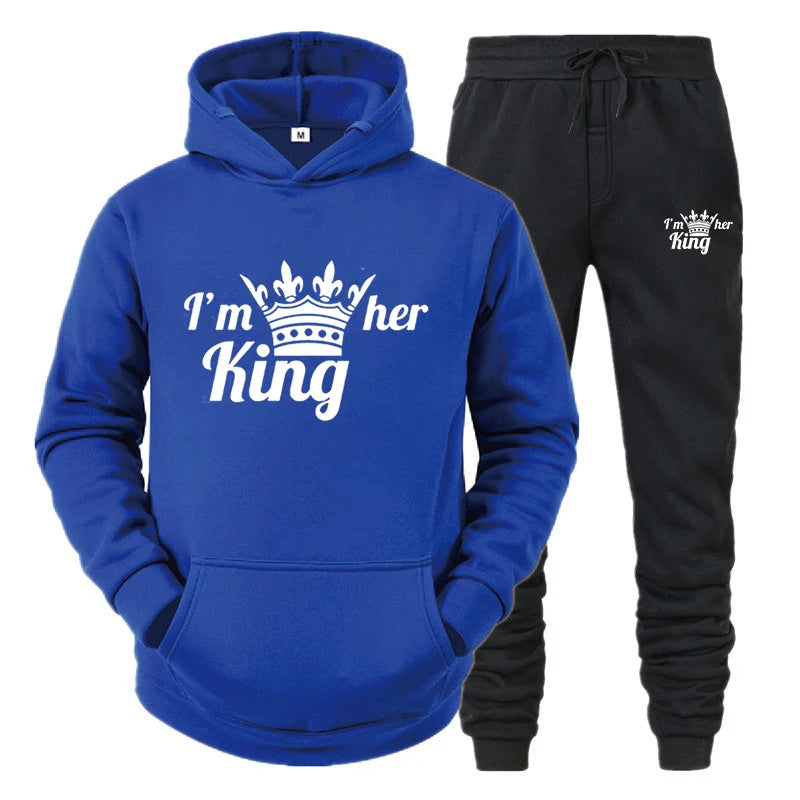 Couples' QUEEN KING Matching Hoodie Set