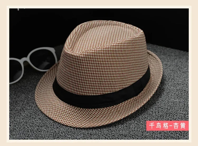 Unisex Vintage Fedora Panama Hat