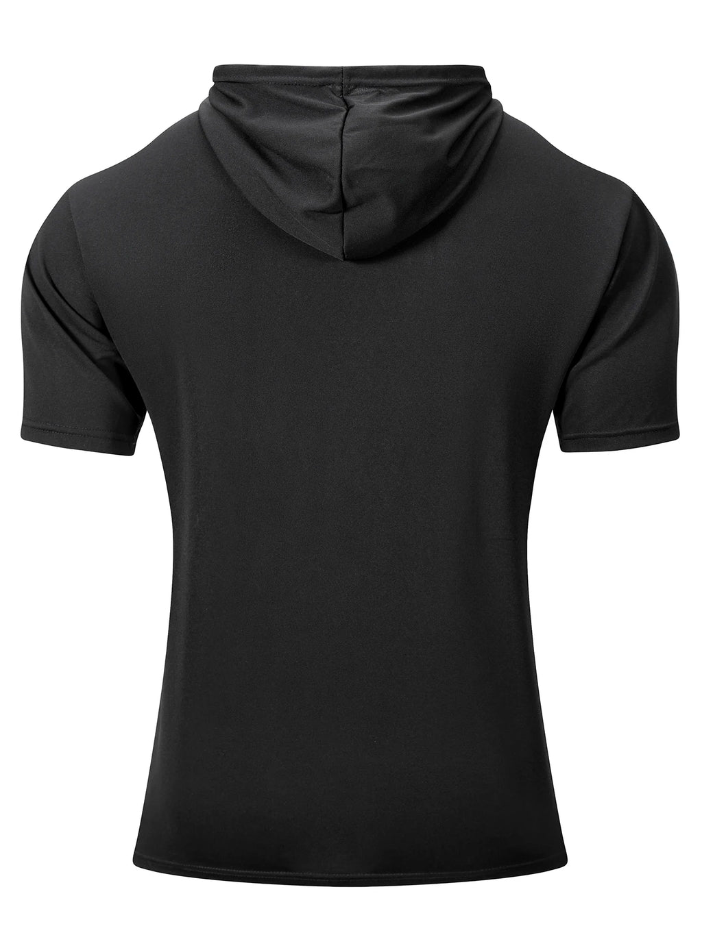 Men's Lightweight Hooded Short-Sleeve T-Shirt