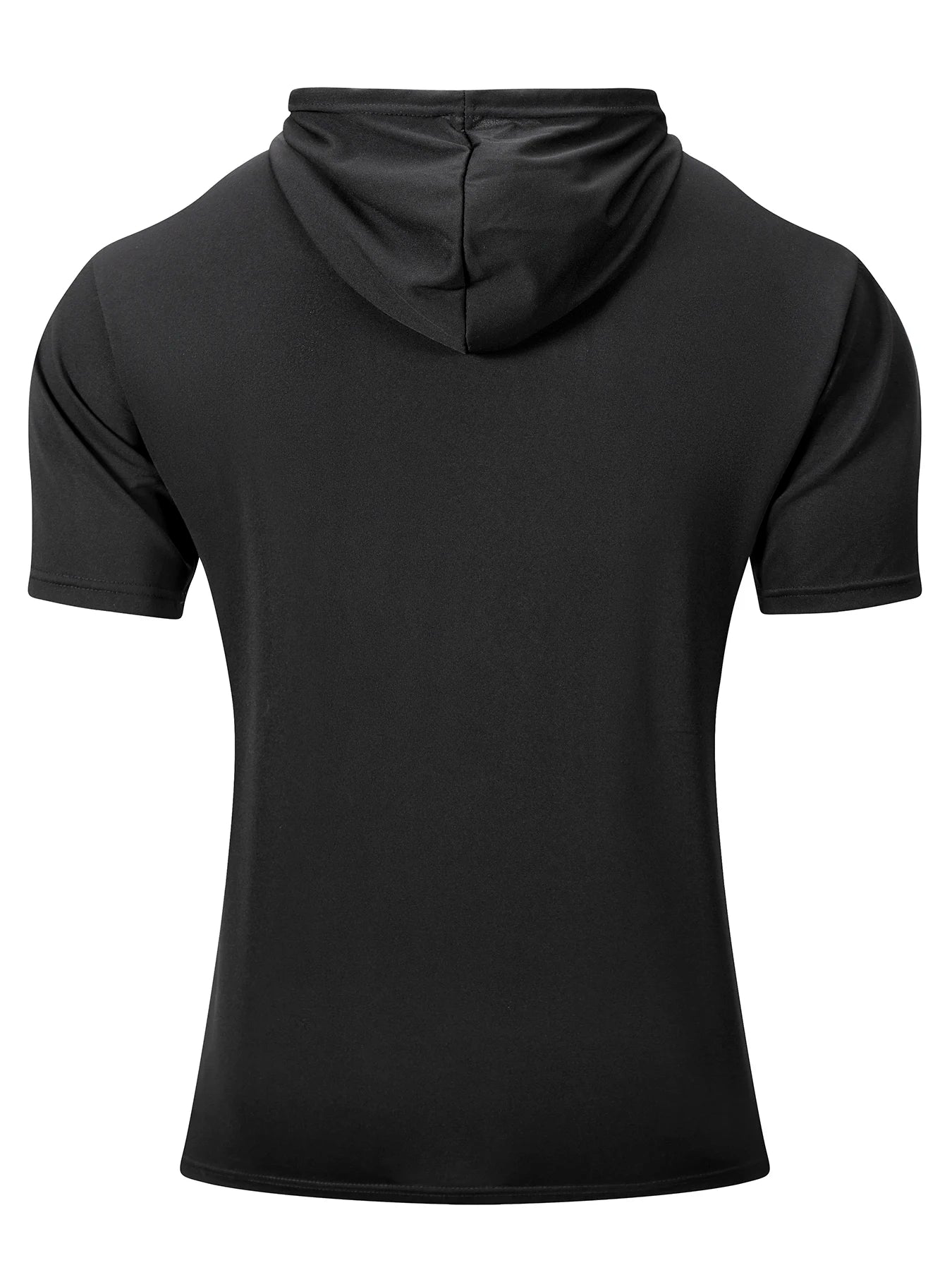 Men's Lightweight Hooded Short-Sleeve T-Shirt