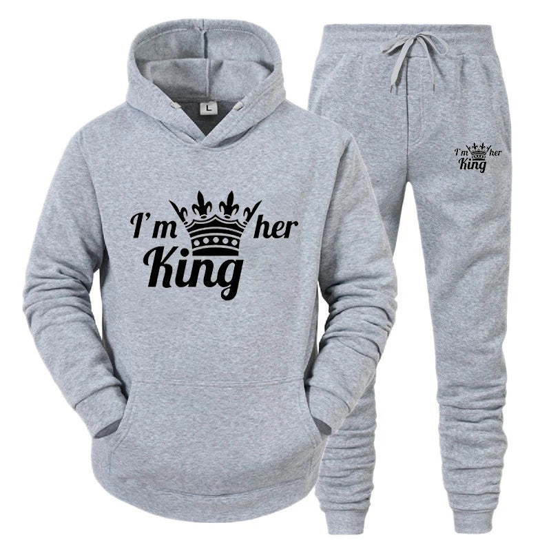 Couples' QUEEN KING Matching Hoodie Set