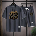Men's 3D Digital Print T-Shirt & Shorts Set