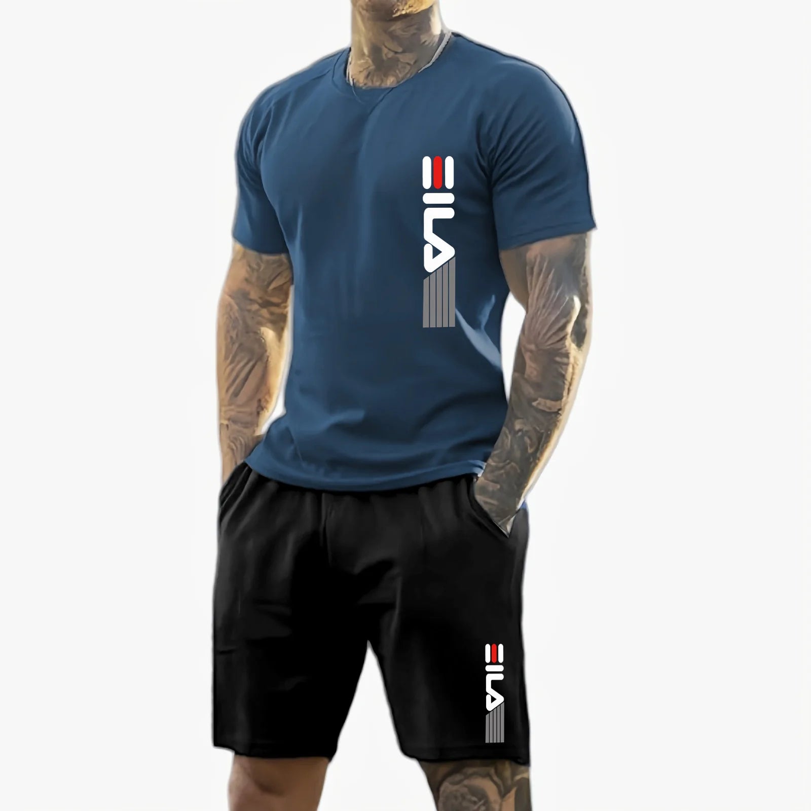Men's Short Sleeve Polo Co-ord Set