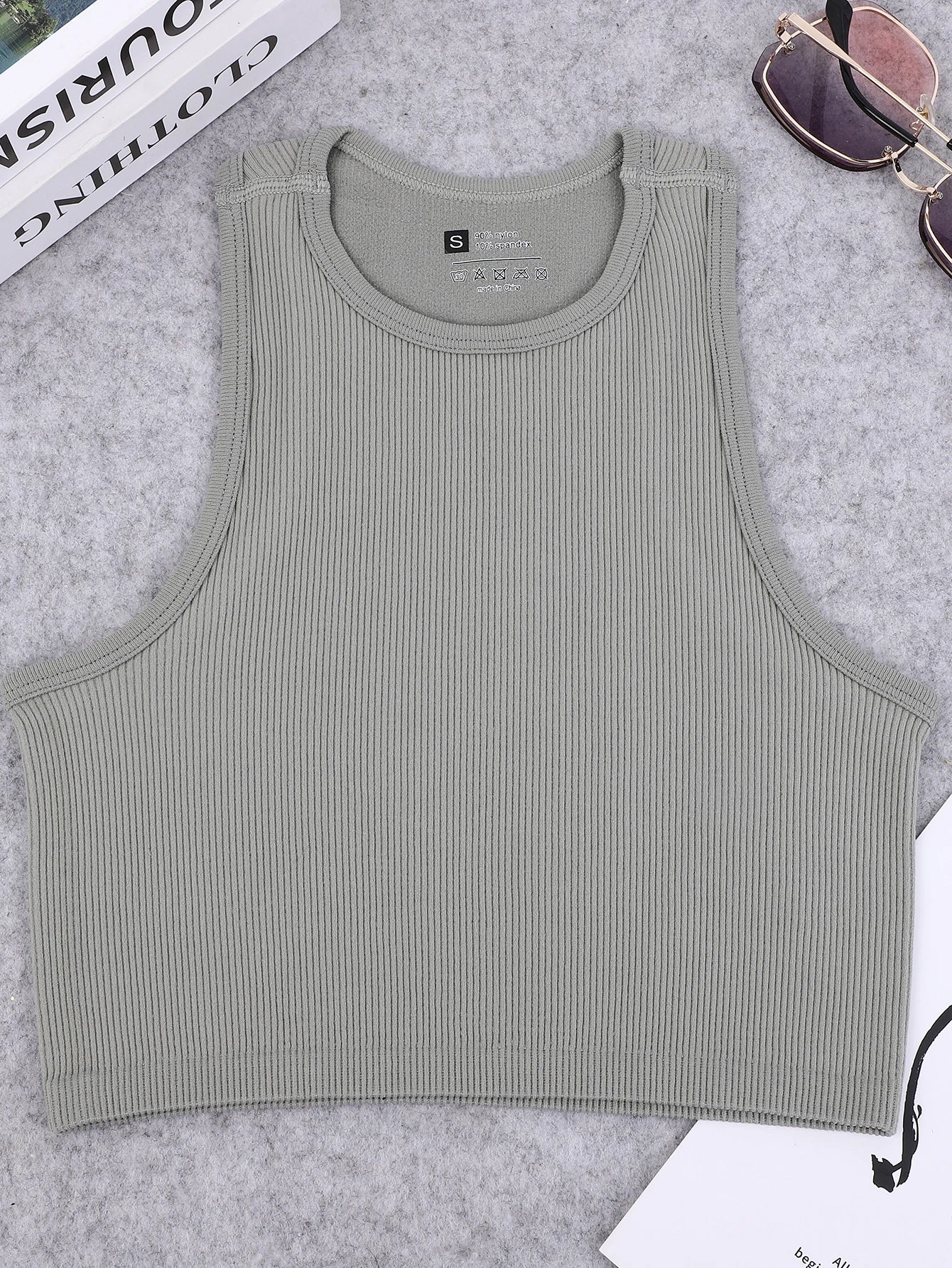 Women's Ribbed Yoga Vest