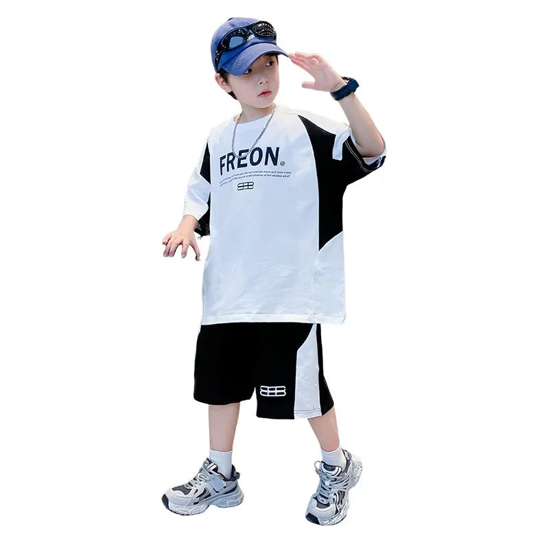 Boys' Sports Short-Sleeve Summer Set