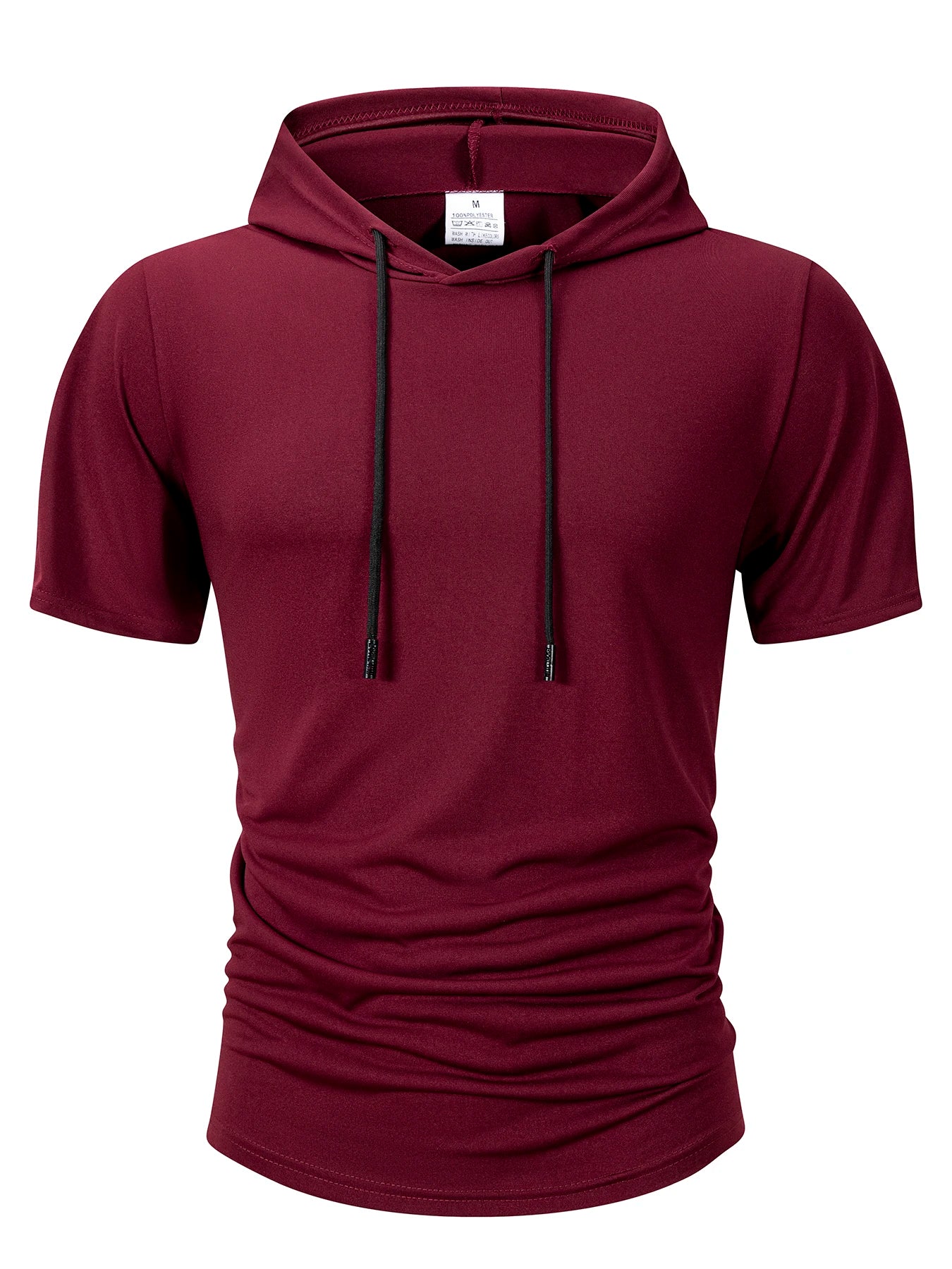 Men's Lightweight Hooded Short-Sleeve T-Shirt