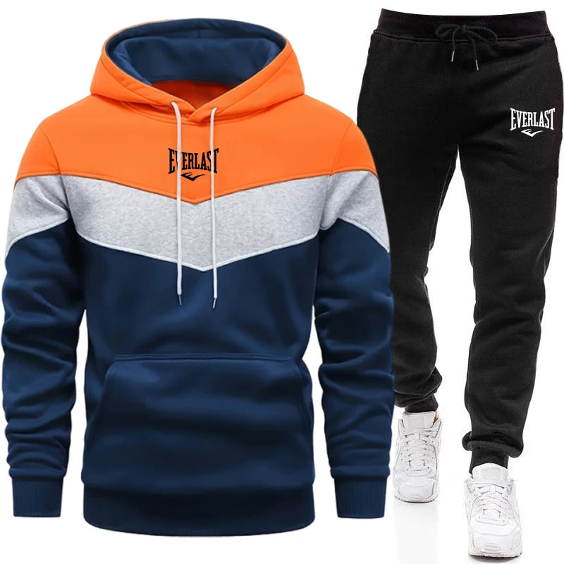Men's Hoodie & Sweatpants Jogger Tracksuit