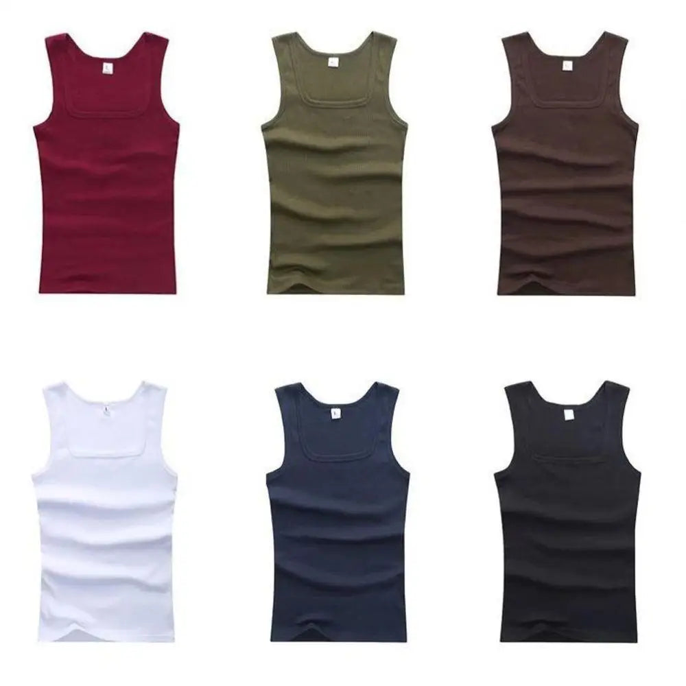 Men's Cotton Sleeveless Fitness Vest