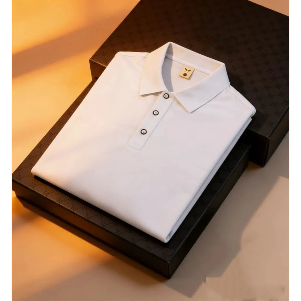 Men's Flip Collar Polo Shirt