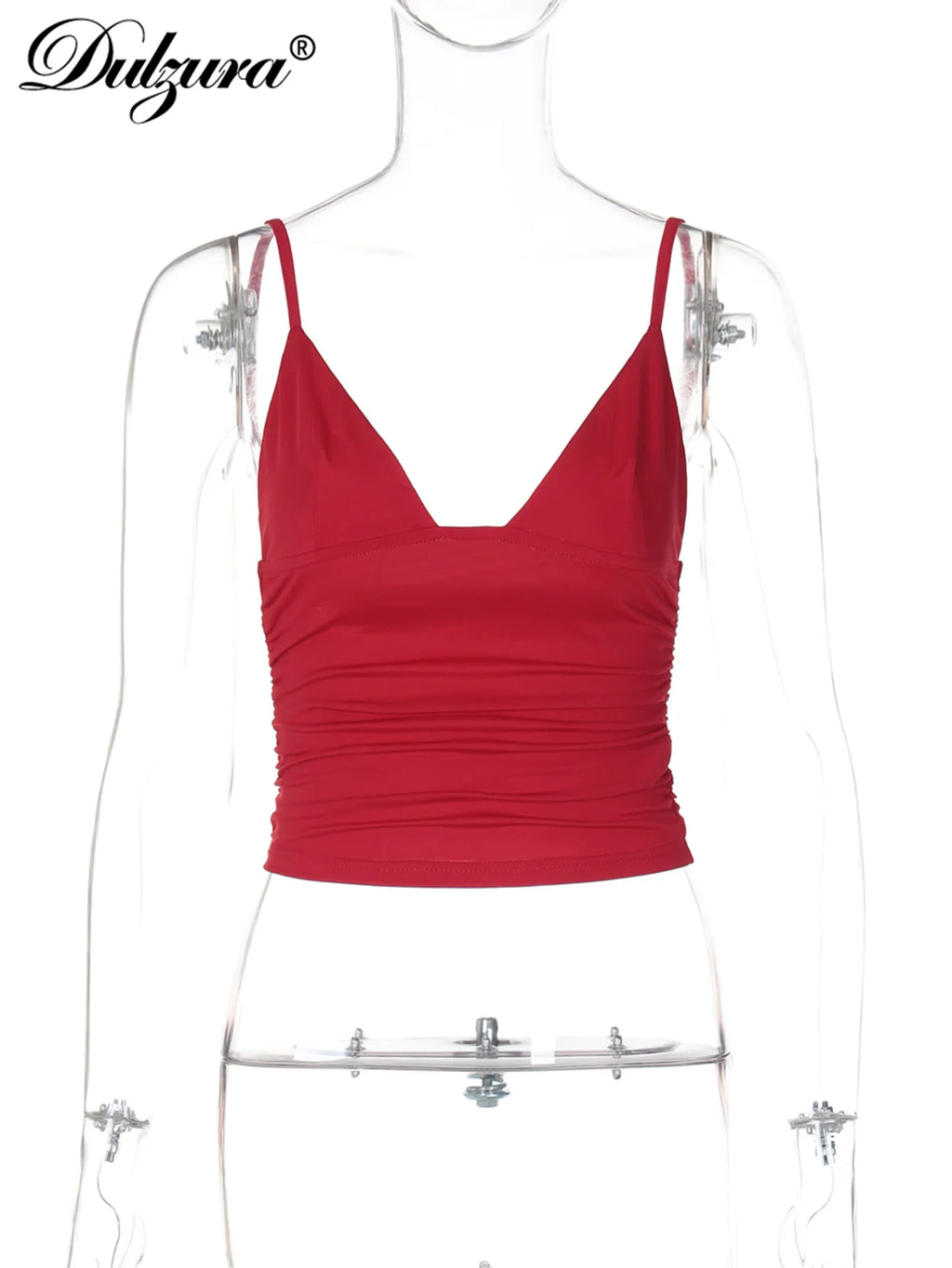 Women's Ruched Bodycon Camisole Top