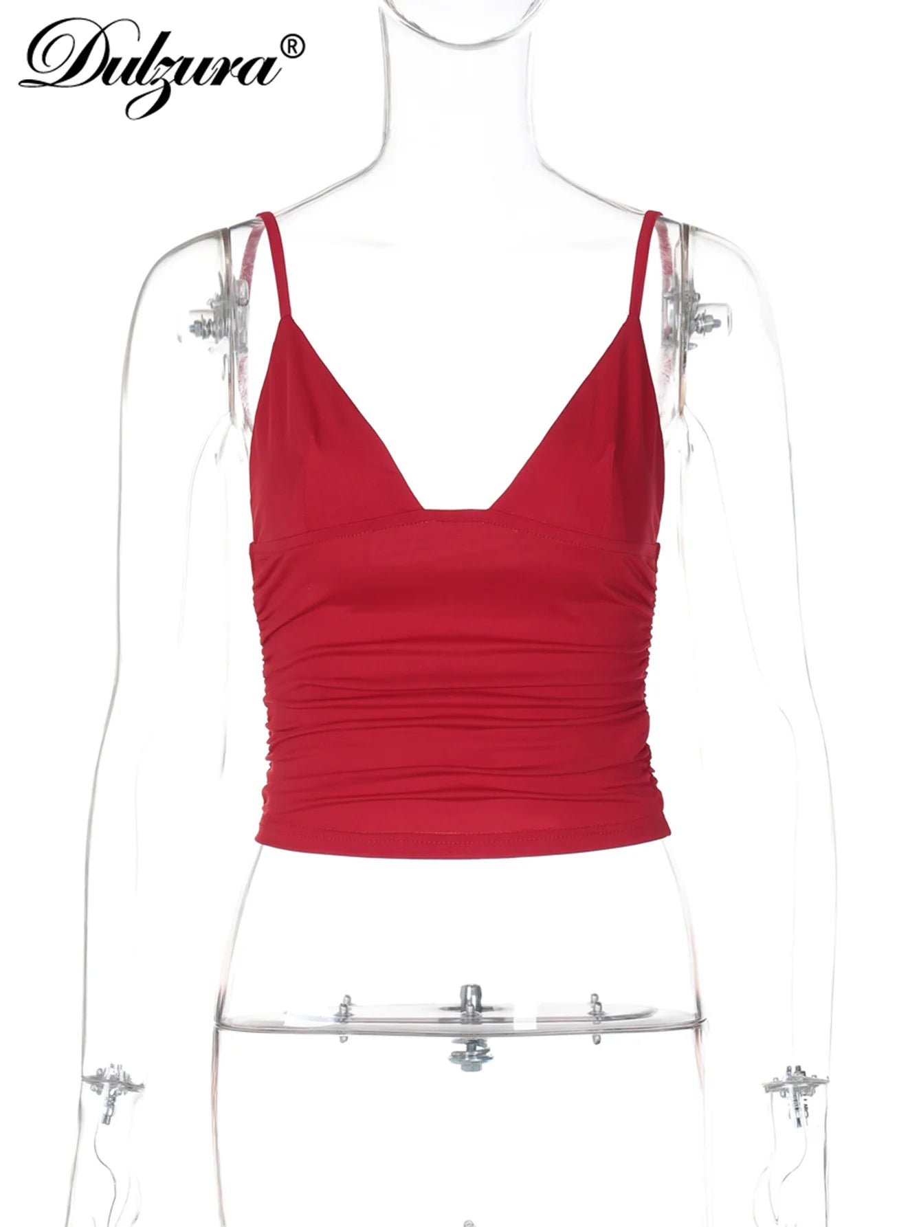 Women's Ruched Bodycon Camisole Top