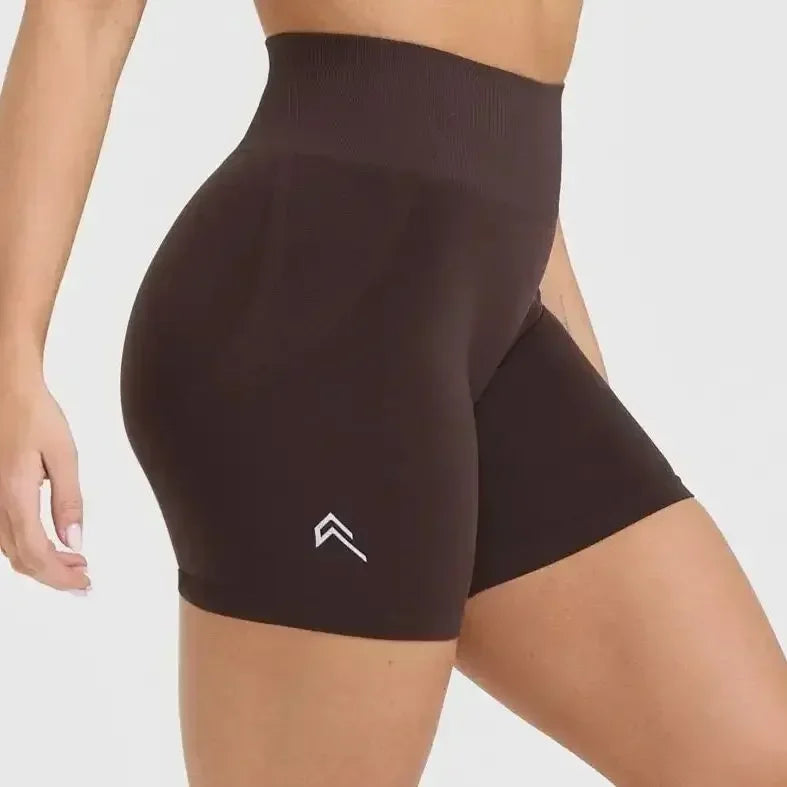 Women's High-Waist Seamless Scrunch Shorts