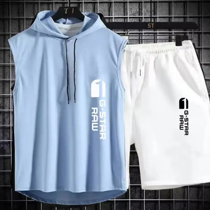 Men's Summer T-Shirt & Shorts Tracksuit Set