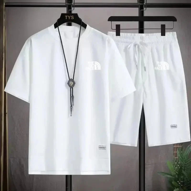 Men's Casual T-Shirt & Shorts Jogging Set