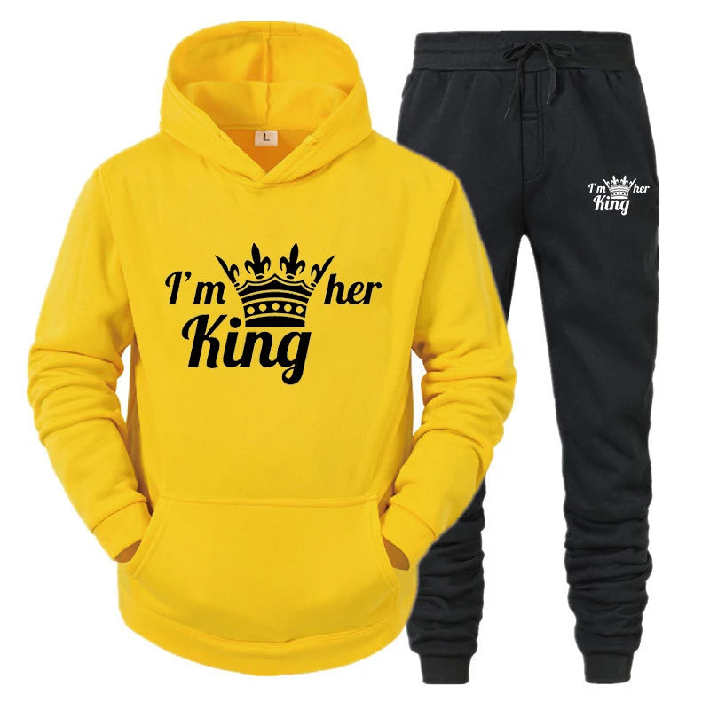 Couples' QUEEN KING Matching Hoodie Set