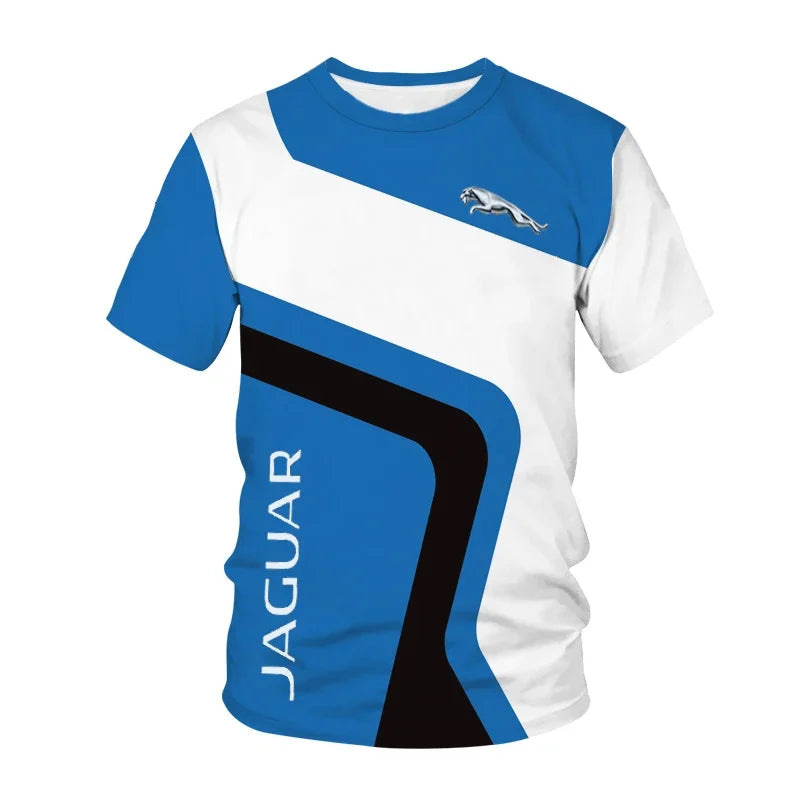 Unisex 3D Jaguar Racing Print T-Shirt