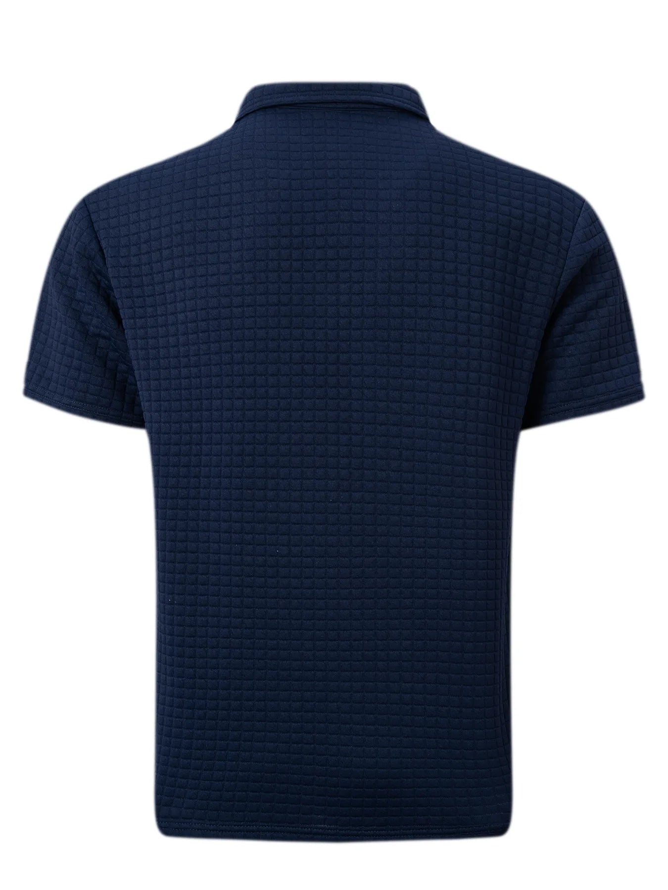 Men's Jacquard Pattern Polo Shirt
