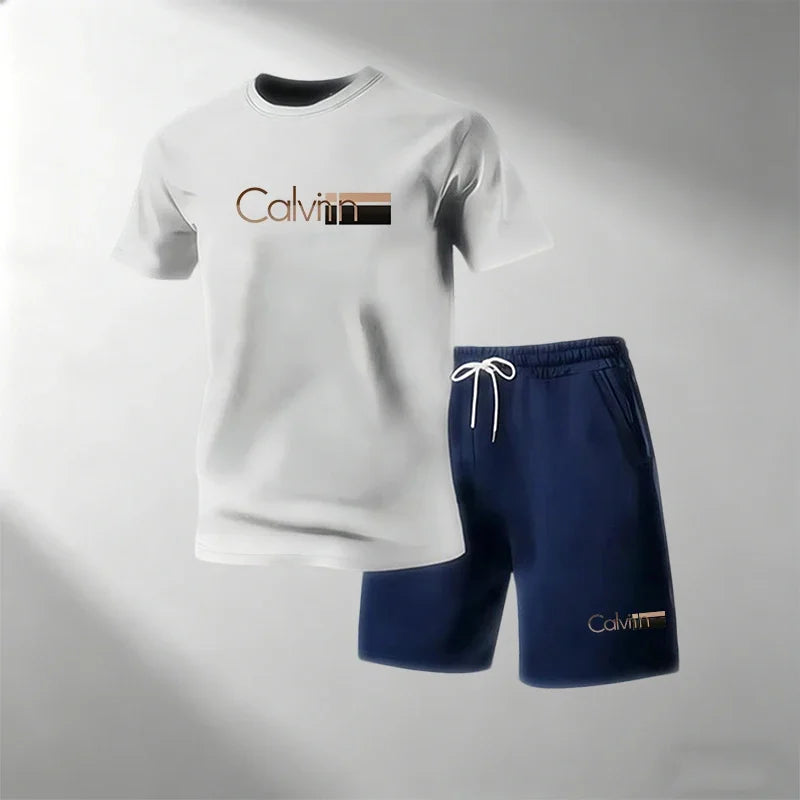 Men's Quick-Dry Fitness T-Shirt & Shorts Set