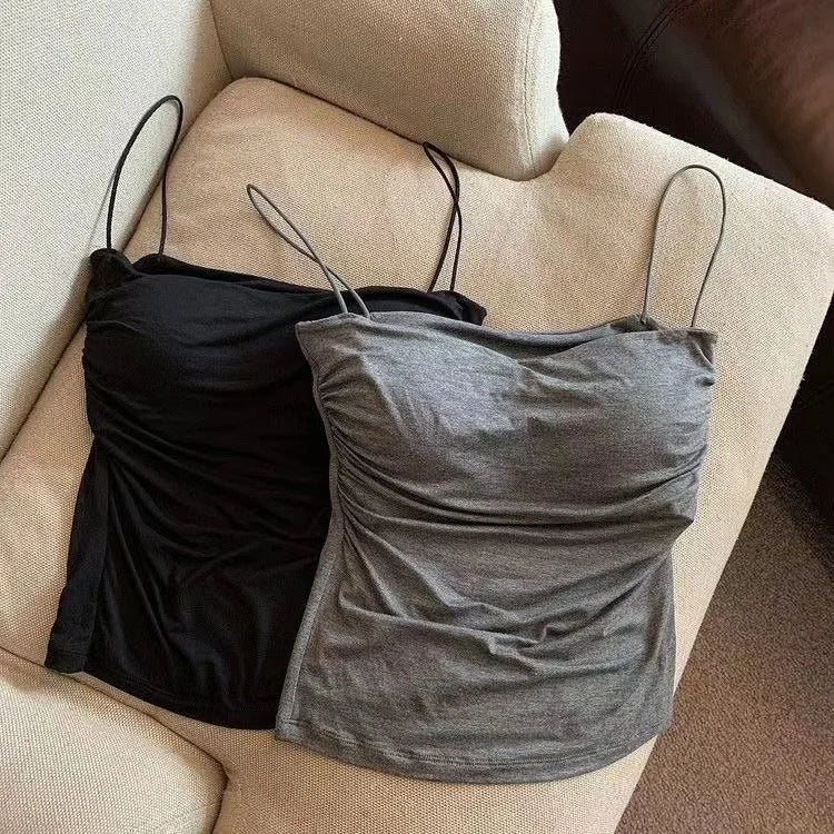 Women's Thin Strap Fitted Camisole Top