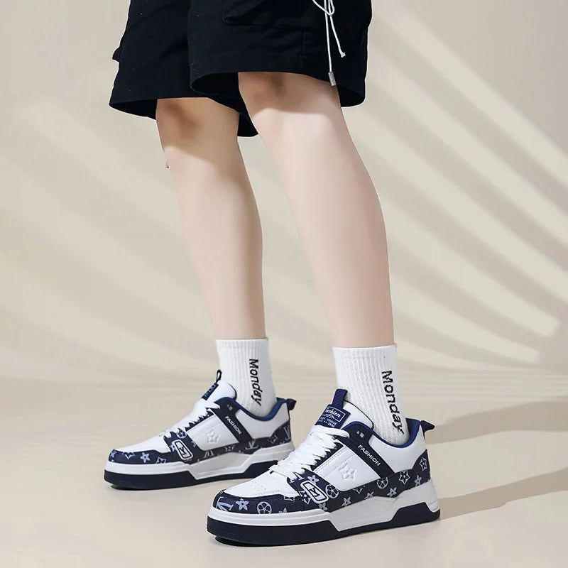 Men's Street Style Platform Skate Sneakers