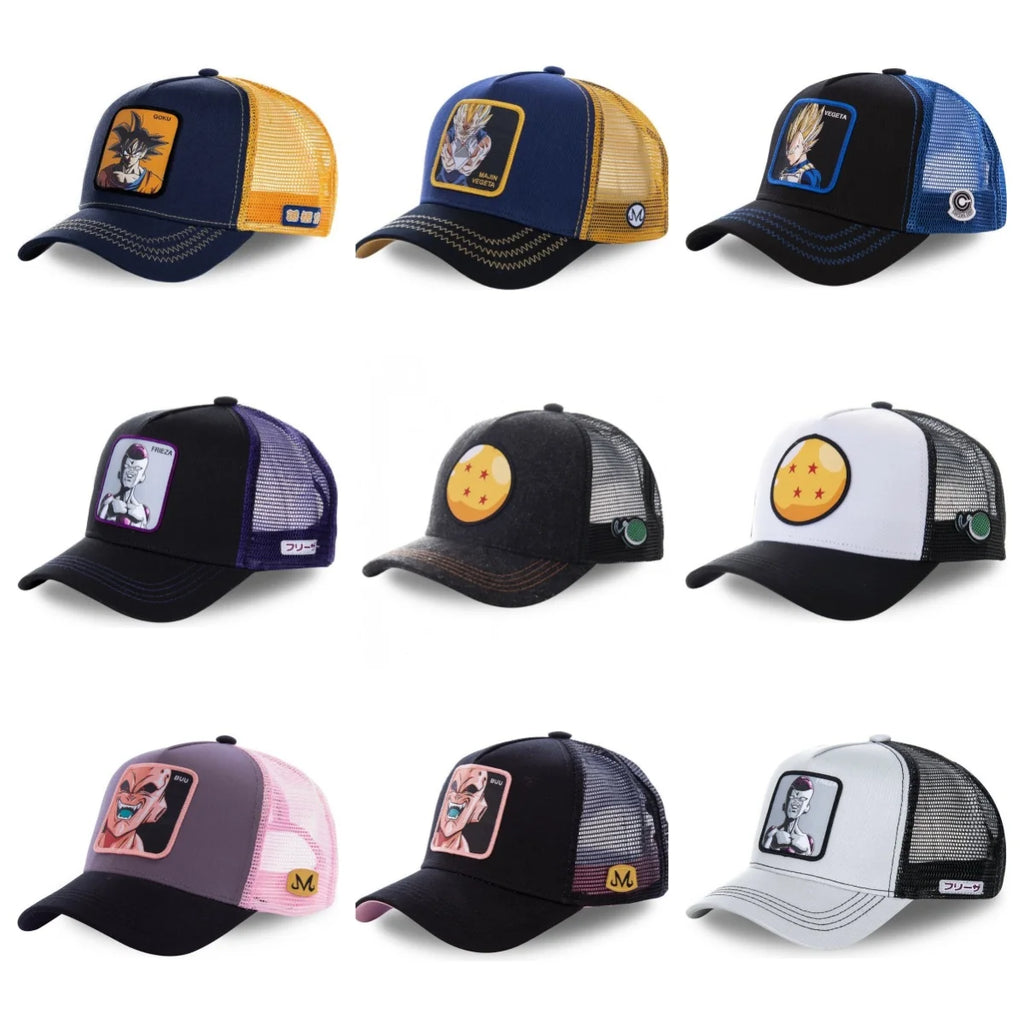 Dragon Ball Embroidered Trucker Cap