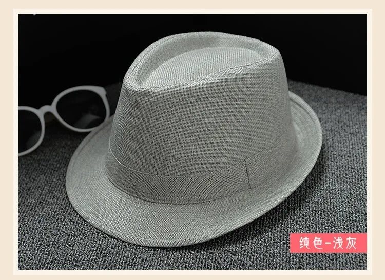 Unisex Vintage Fedora Panama Hat