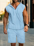 Men's Hooded Beach Two-Piece Set