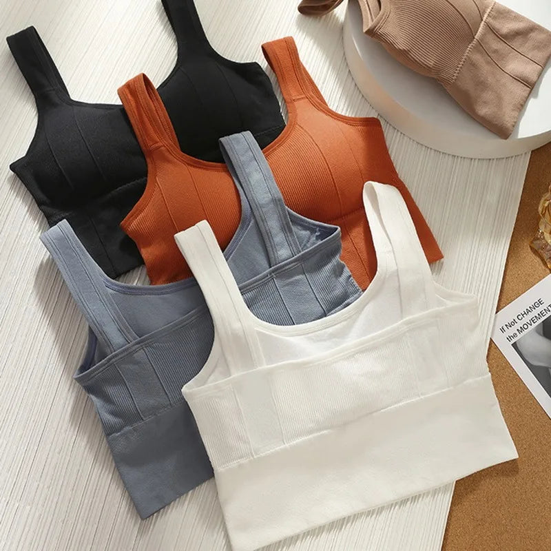 Women's Seamless Push-Up Sports Bra
