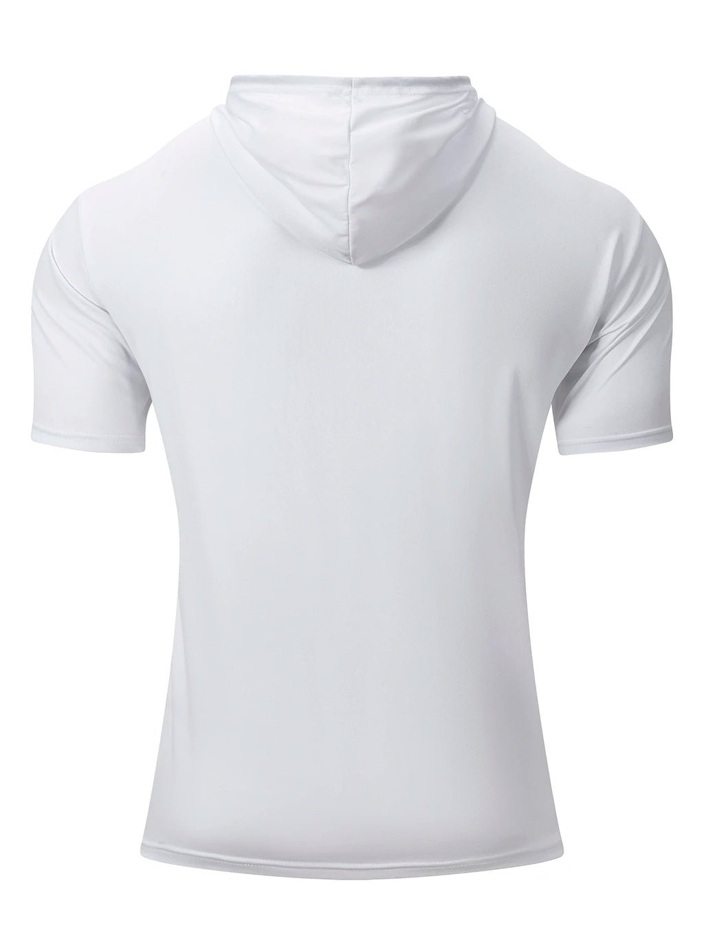 Men's Lightweight Hooded Short-Sleeve T-Shirt