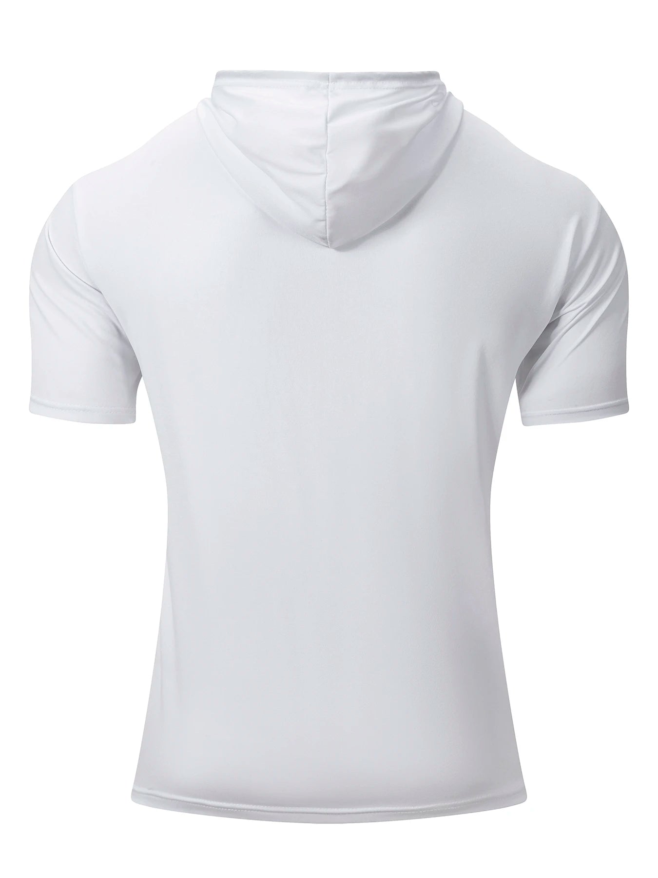 Men's Lightweight Hooded Short-Sleeve T-Shirt