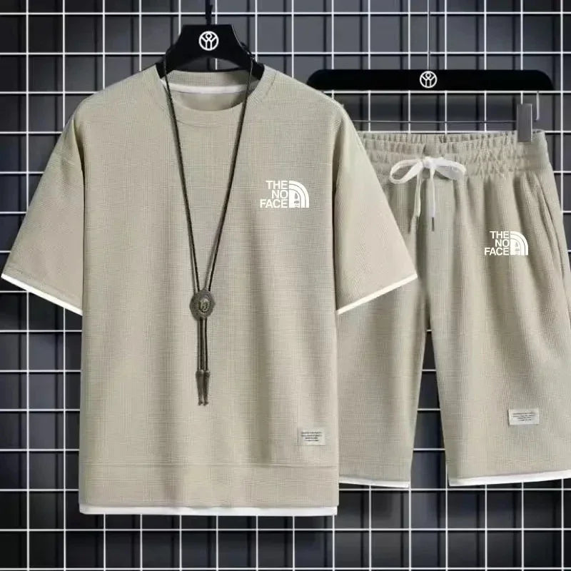 Men's Casual T-Shirt & Shorts Jogging Set