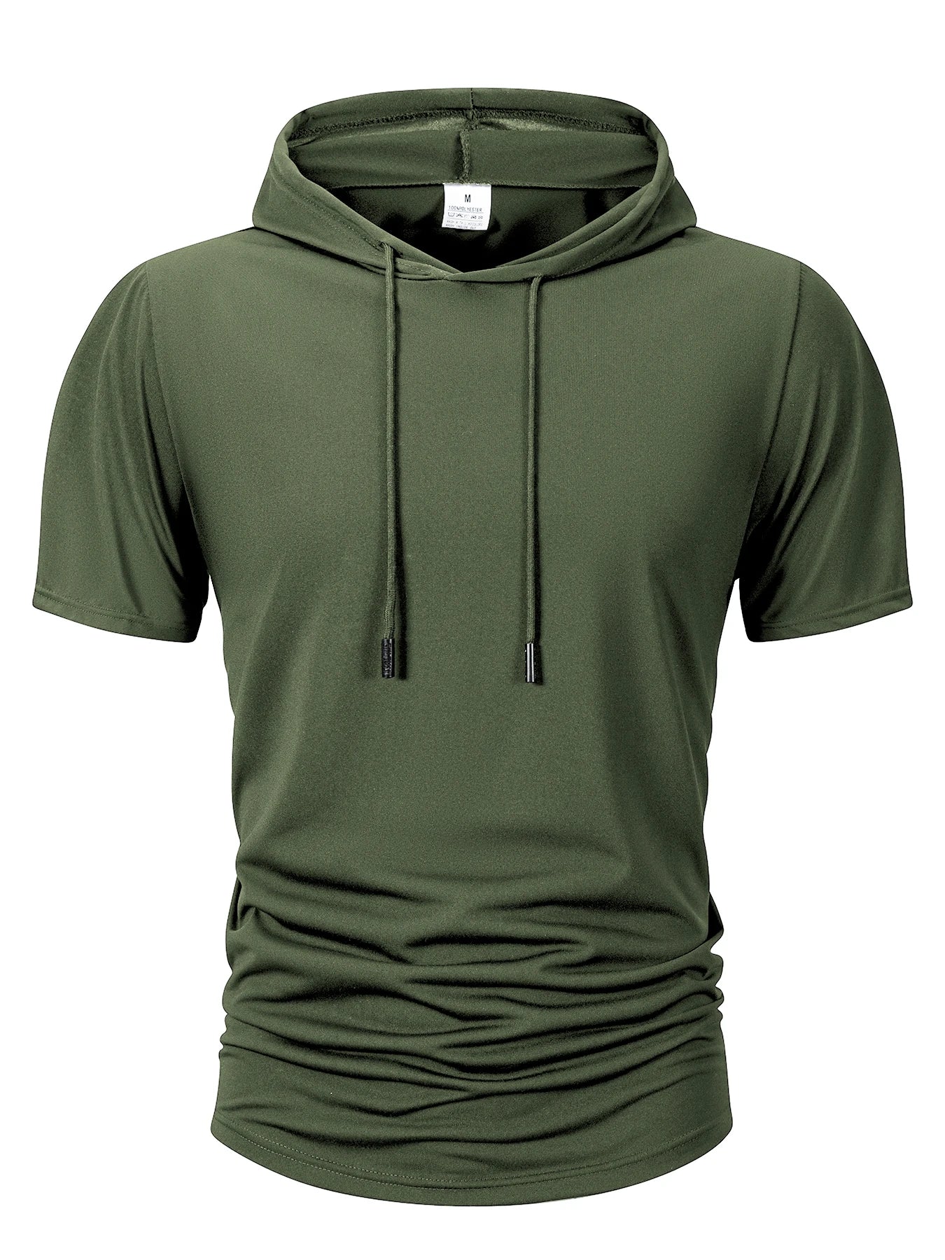 Men's Lightweight Hooded Short-Sleeve T-Shirt