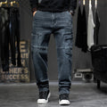Men's Plus Size Cargo Baggy Denim Jeans